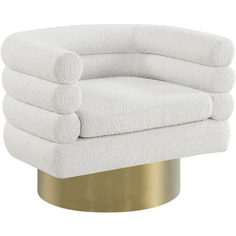 Meridian Furniture Tessa Boucle Fabric Accent Chair Meridian Furniture Tessa Boucle Fabric Accent Chair
