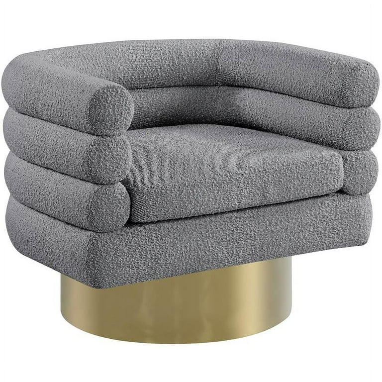Meridian Furniture Tessa Boucle Fabric Accent Chair