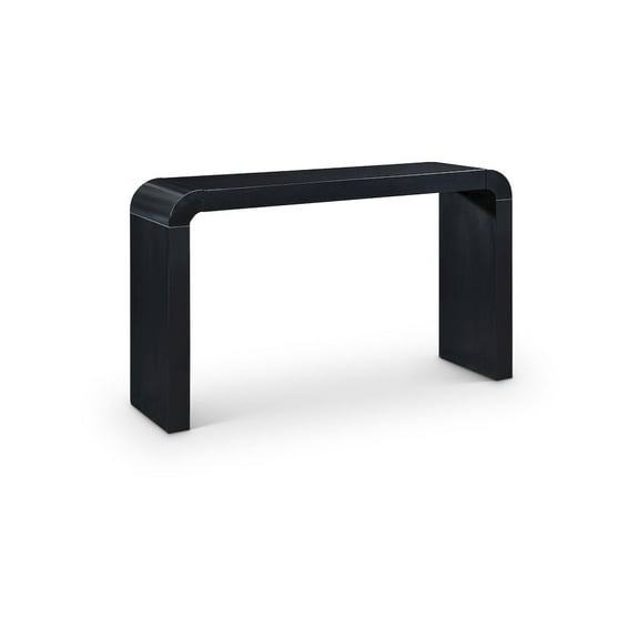 Meridian Furniture Toulon Black Oak Veneer Console Table