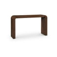 thumbnail image 1 of Meridian Furniture Toulon Brown Oak Veneer Console Table, 1 of 7