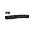 thumbnail image 1 of Meridian Furniture Tremblay Black Velvet Modular Sectional, 1 of 17