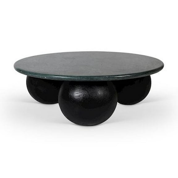 Meridian Furniture Treviso Green Marble Coffee Table