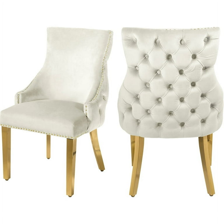 Meridian Furniture Tuft Velvet Dining Chair Meridian Furniture Tuft Velvet Dining Chair