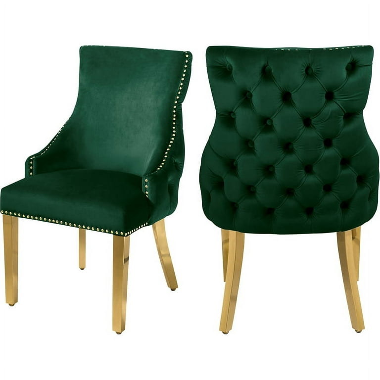 Meridian Furniture Tuft Velvet Dining Chair Meridian Furniture Tuft Velvet Dining Chair