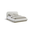 thumbnail image 1 of Meridian Furniture Vaughn Cream Chenille Fabric King Bed, 1 of 9