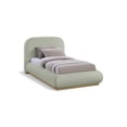 thumbnail image 1 of Meridian Furniture Vaughn Mint Chenille Fabric Twin Bed, 1 of 9