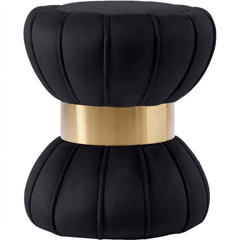 Meridian Furniture Vino Velvet Ottoman | Stool Meridian Furniture Vino Velvet Ottoman | Stool
