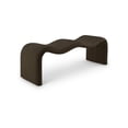 thumbnail image 1 of Meridian Furniture Willow Brown Chenille Fabric Bench, 1 of 11