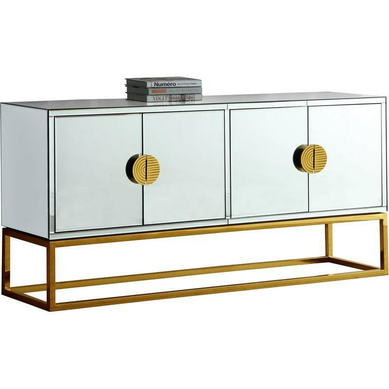 Meridian Furniture Gold Marbella Sideboard/Buffet Meridian Furniture Gold Marbella Sideboard/Buffet