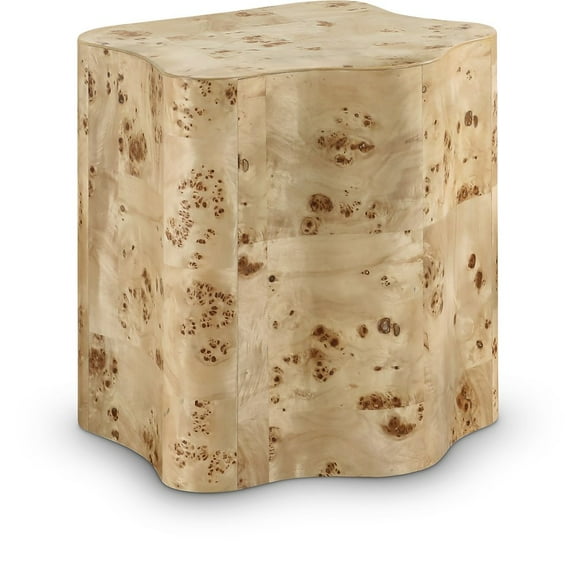 Meridian Furniture Zaire Burl Wood End Table