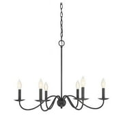 Savoy House Meridian 6 Light Chandelier - Aged Iron - M10042AI