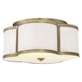 thumbnail image 1 of Meridian M60020NB 3-Light Ceiling Light in Natural Brass, 1 of 5