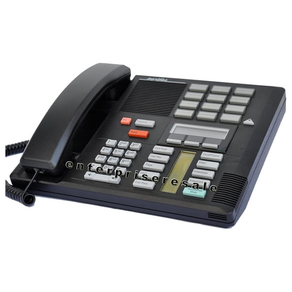 /Meridian M7310 PBX Black 4-7 Line Telephone with Speaker (Norstar NT8B20)