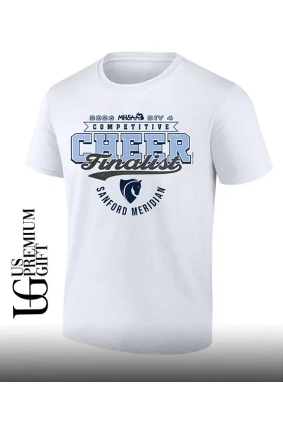 Meridian Mustangs Mhsaa Competitive Cheer D4 Finalist Shirt