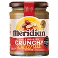 thumbnail image 1 of Meridian No Added Salt Crunchy Peanut Butter 280g, British Import (Pack of 2), 1 of 4