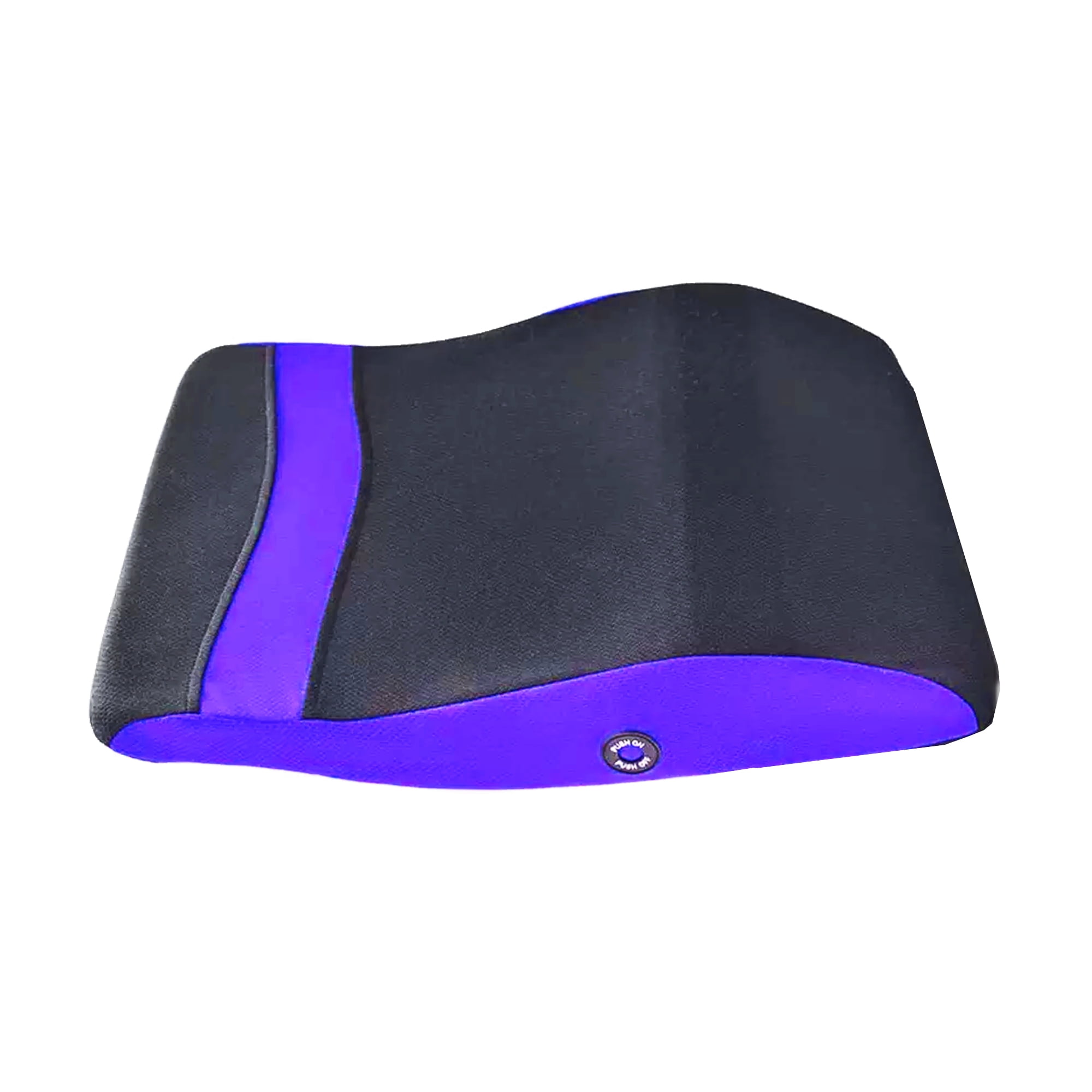 Meridian Point -Invigorate Back Massager Pillow for Lower Back Pain Lumbar  15x11.55x3Blue - Black 