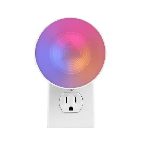 Meridian RGBIC Circle Night Light with Remote, 17 Functions, 3.25in by 3.25in