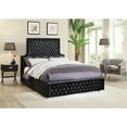 thumbnail image 1 of Meridian Sedona Velvet Upholstered Bed, 1 of 2