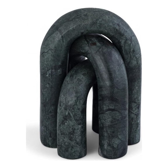Meridian Furniture Arco Green Marble 3pc. Decorative Object
