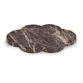 thumbnail image 1 of Meridina Furniture Rimini Cherry Clover Shaped Marble Tray, 1 of 5