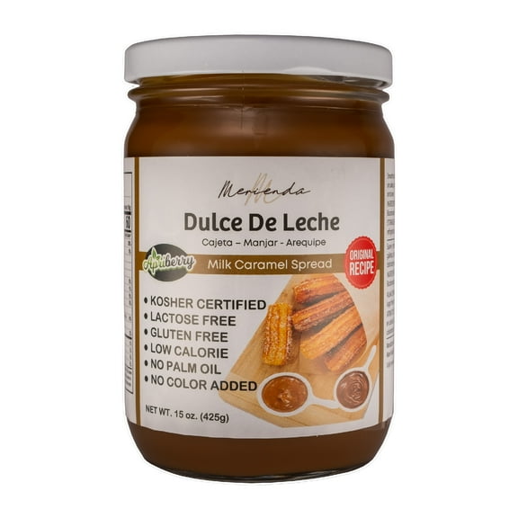 Merienda Dulce de Leche | Original Argentinean Recipe | Creamy and Smooth | Gluten-Free | No Palm Oil | No Artificial Colors | 15 Oz
