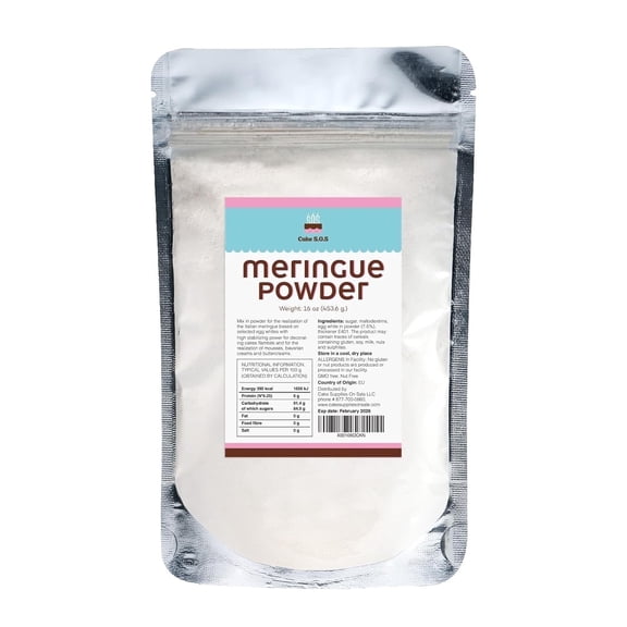 Cake S.O.S Meringue Powder for Baking & Decorating, 16 oz.