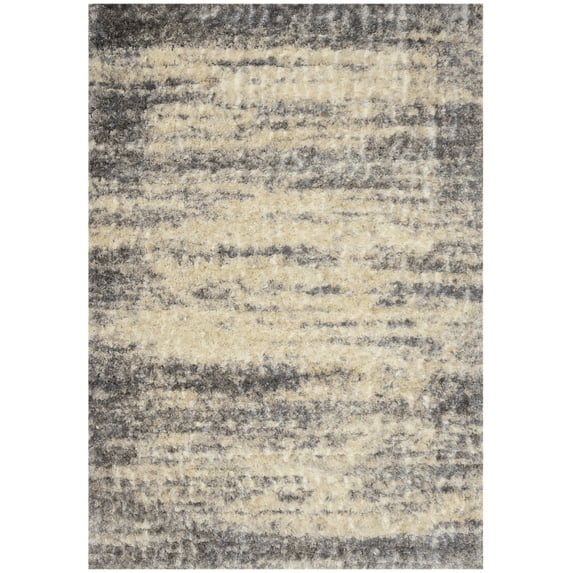 Merino 6714 Ivory/Blue Landscape Area Rug, Size - 8'10" x 13'"