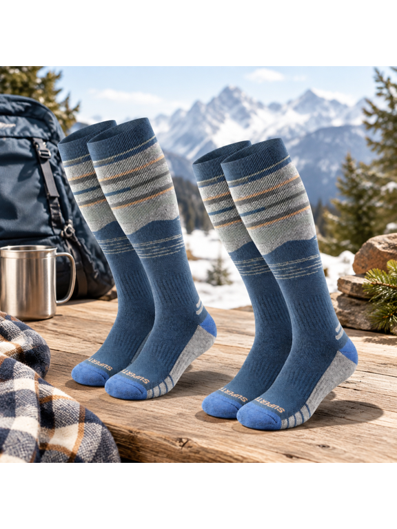 Merino Ski Socks For Womens