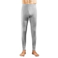 thumbnail image 1 of Merino Wool Base Layer Men thermal Long Underwear Soft Long Johns for Hunting Hiking Size M-4XL Gray, 1 of 3
