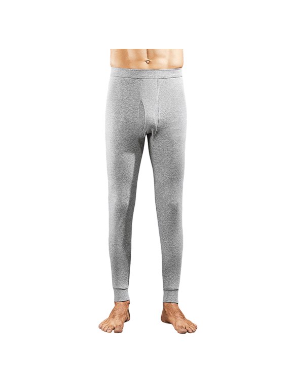 Merino Wool Base Layer Men thermal Long Underwear Soft Long Johns for Hunting Hiking Size M-4XL Gray