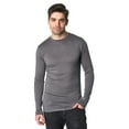 thumbnail image 1 of Merino Wool Base Layer Mens - 100% Merino Wool Shirts for Men Thermal Underwear Long Sleeve T-Shirt for Hiking Hunting, 1 of 6
