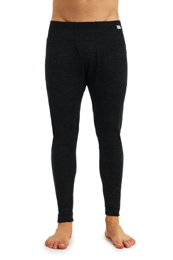 Merino Wool Base Layer Mens Bottom Pants 100% Merino Wool Heavyweight, Midweight, Lite Thermal Underwear Long Johns and Socks