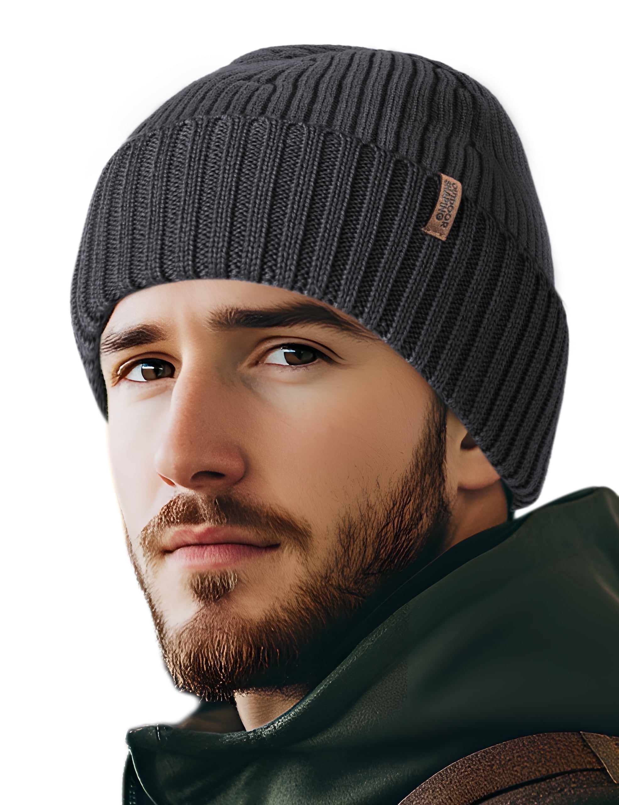 Merino Wool Beanie for Men & Women, Unisex Daily Cuffed  display picture 2