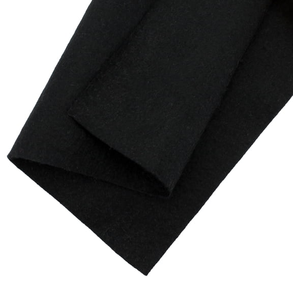 Merino Wool Blend Felt Crafting Sheet  -Black