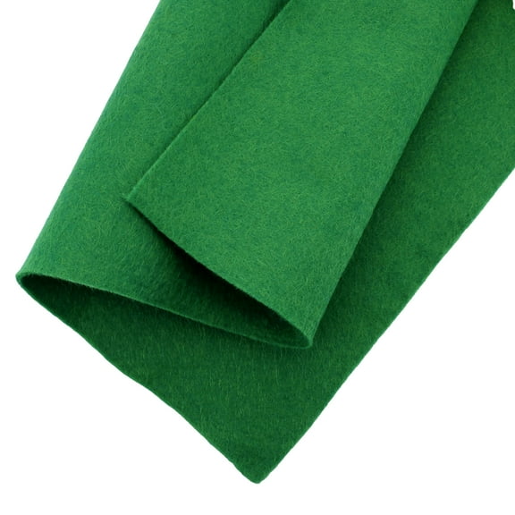 Merino Wool Blend Felt Crafting Sheets - Emerald Green