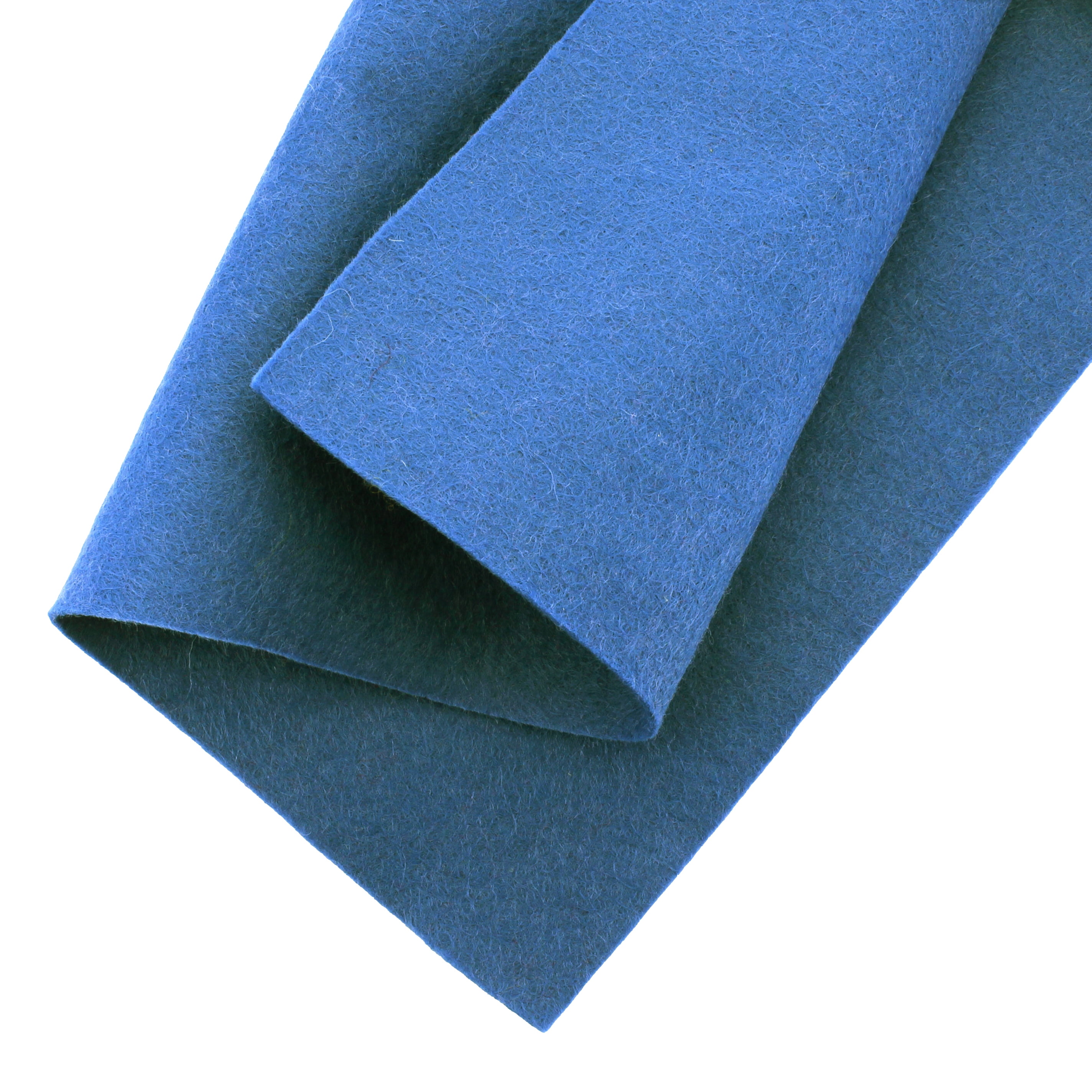 Moss Wool Felt Sheet, Blue Wool Felt
