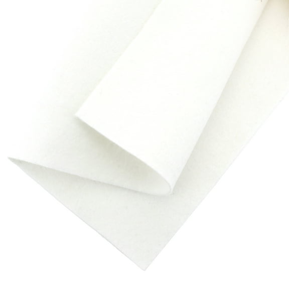 Merino Wool Blend Felt Crafting Sheets - White