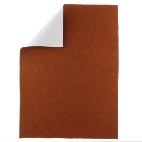 Merino Wool Blend Felt Crafting Sheets Adhesive Backed - Camel