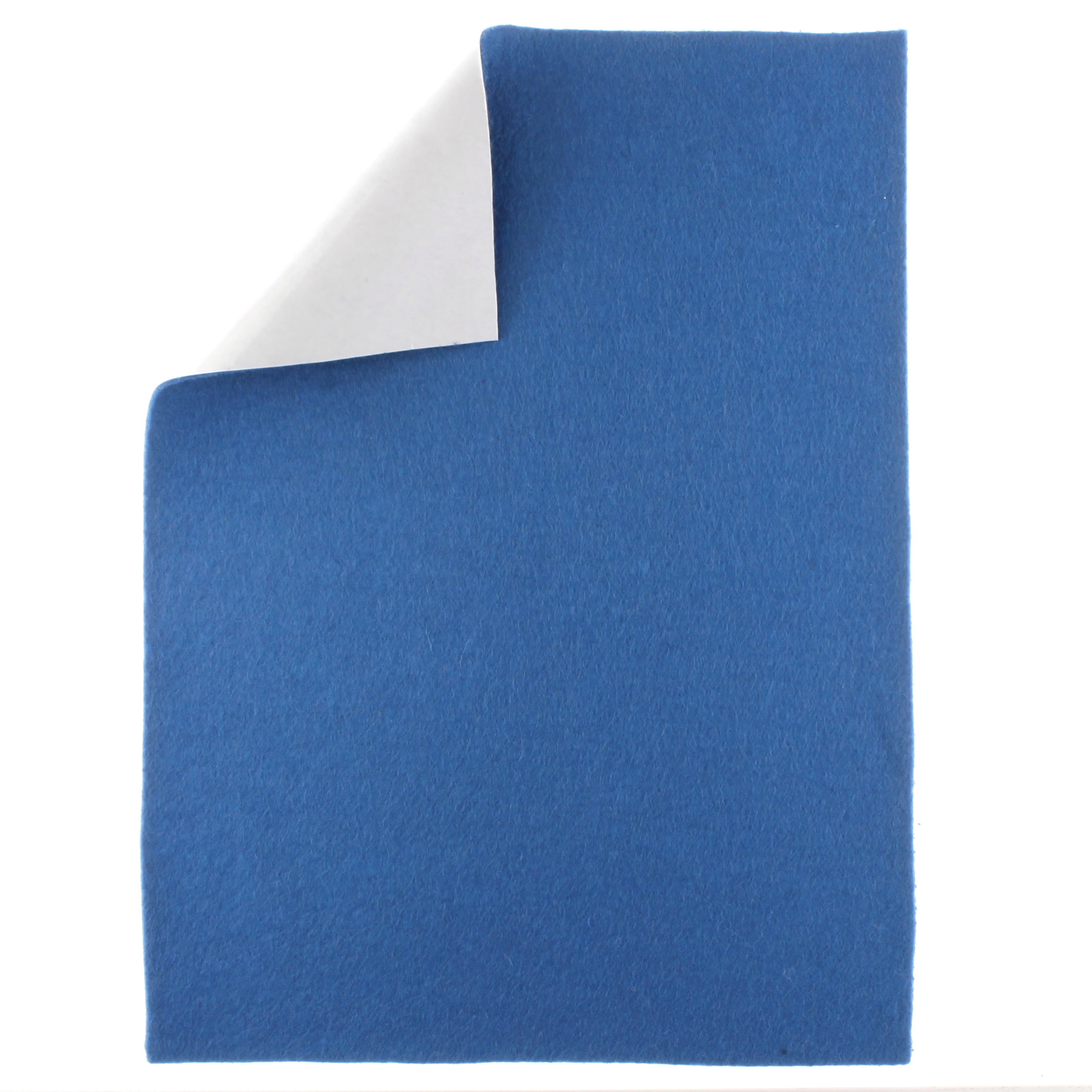 Merino Wool Blend Felt Crafting Sheets Adhesive Backed ( 8 5/8 x 11 5/8)  - Navy 