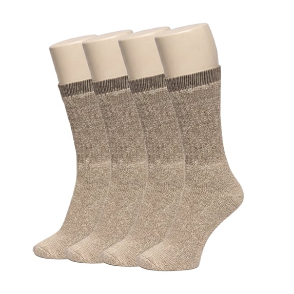 Merino Wool Blend Thermal Socks for Men & Women, Warm Winter Boot Crew Socks, 8 Pairs