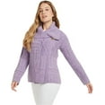 thumbnail image 1 of Merino Wool Cardigan for Women Made By Aran Woollen Mills, 1 of 5
