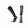 thumbnail image 1 of Unisex Knee High Merino Wool Ski Socks, Thermal Warm Winter Snowboard & Snowboarding Sport Socks for Men Women, 1 of 7