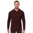 thumbnail image 1 of Merino.tech Mens Polo Shirt - Merino Wool Polo, Bordo - 2XL, 1 of 5