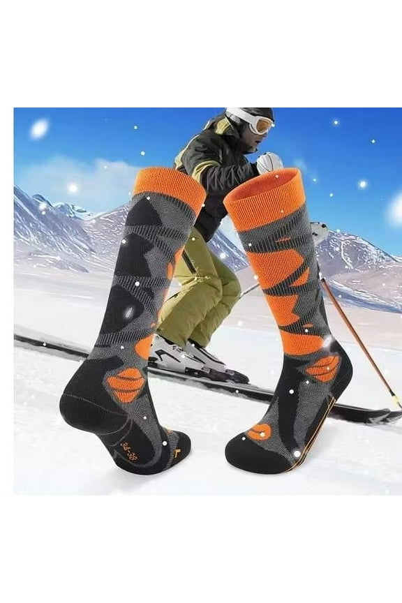 Merino Wool Ski Socks For Men & Women, Thermal Warm Knee-High Winter Socks For Snowboard, Skiing