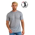 thumbnail image 1 of 𝗘𝗩𝗘𝗥𝗬𝗗𝗔𝗬 𝗖𝗢𝗠𝗙𝗢𝗥𝗧 Men’s Merino Wool T-Shirt - Soft Lightweight Base Layer with Hiking Socks - Merino.tech, 1 of 10