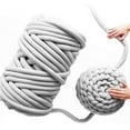 thumbnail image 1 of Merino Wool Yarn Big Chunky Yarn Super Wool Roving Extreme Arm Knitting Giant Chunky Knit, 1 of 4
