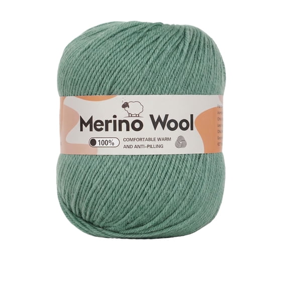Merino Wool Yarn, Hand Knitting Crochet Yarn For Crafts, Diy Projects, Knitters Crocheters Beginners
