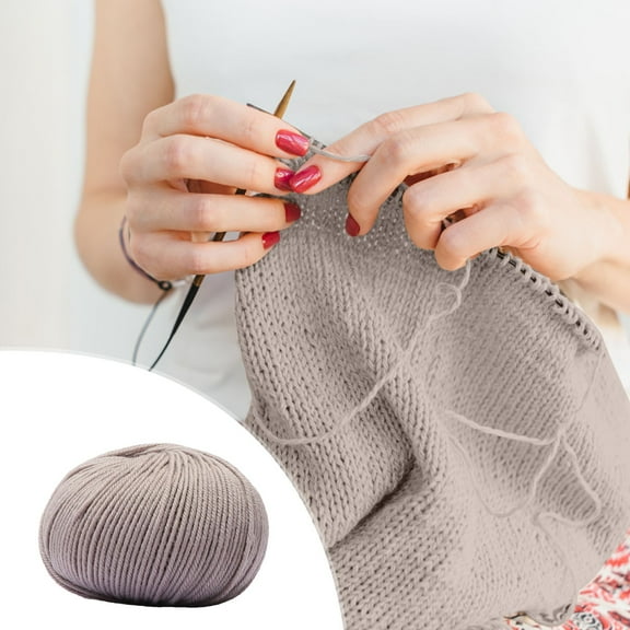 Merino Wool Yarn for Knitting - 2.0mm Medium Weight Soft Warm Yarn | Premium Hand Knitting Crochet Yarn for Scarves/Hats/Sweaters | 100% Natural DIY Craft Yarn (2933 Blush)