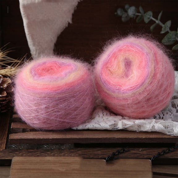 Merino Wool Yarn Superwash Soft Skein 3.9x2.8in for Knitting Crochet Sweater Scarf Breathable Warm Lightweight Natural Fiber Handmade Gift(Yellow)