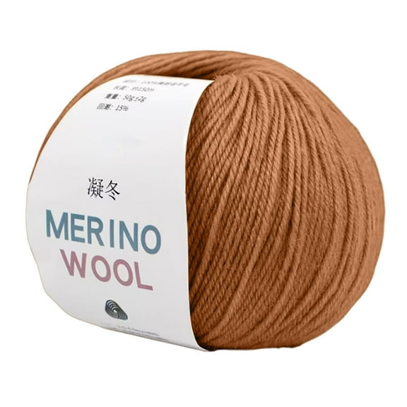 Merino Wool Yarn, Warm And Soft Yarn, Suitable For Hand-Knitting And Crochet, Medium Thickness, Suitable For Handmade Diy Clothes, Scarves, Hats